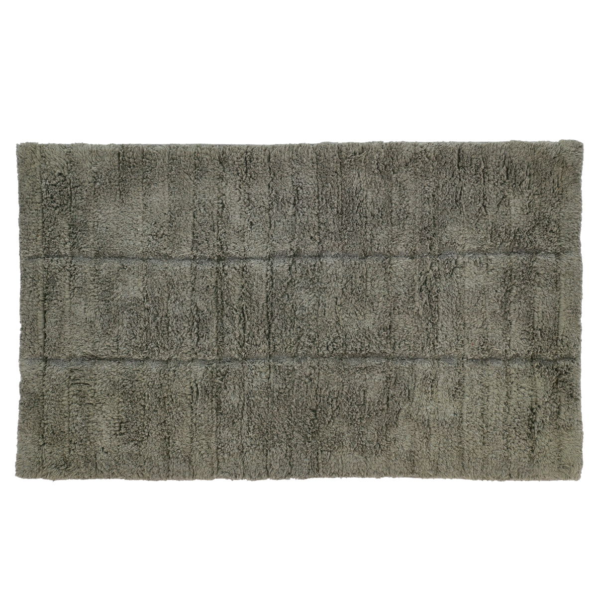 ZONE DENMARK Tiles Olve Green 80 x 50 cm - dywanik łazienkowy bawełniany