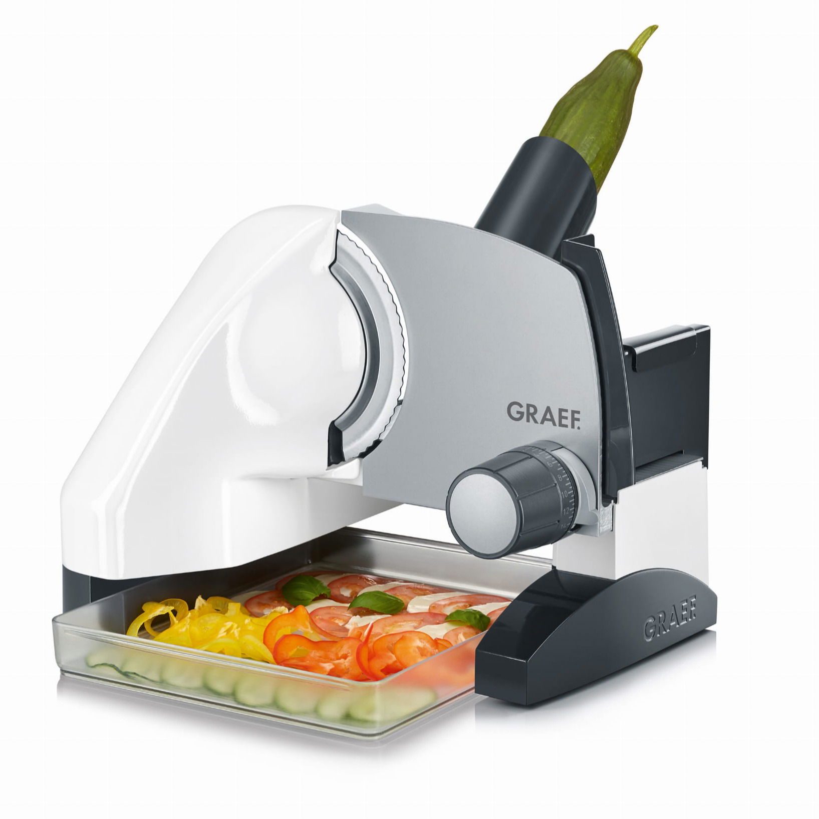 GRAEF Family Line SKS500 S50001 170 W - krajalnica do chleba i wędlin metalowa elektryczna