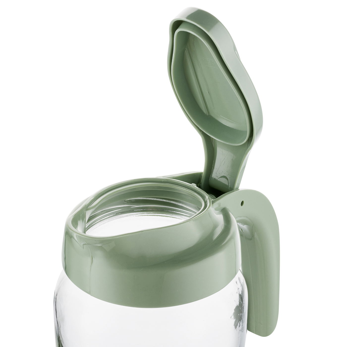 Sklenená nádoba na vodu a nápoje s pokrievkou FLORINA PEAR LINE 1 l MIX FARIEB