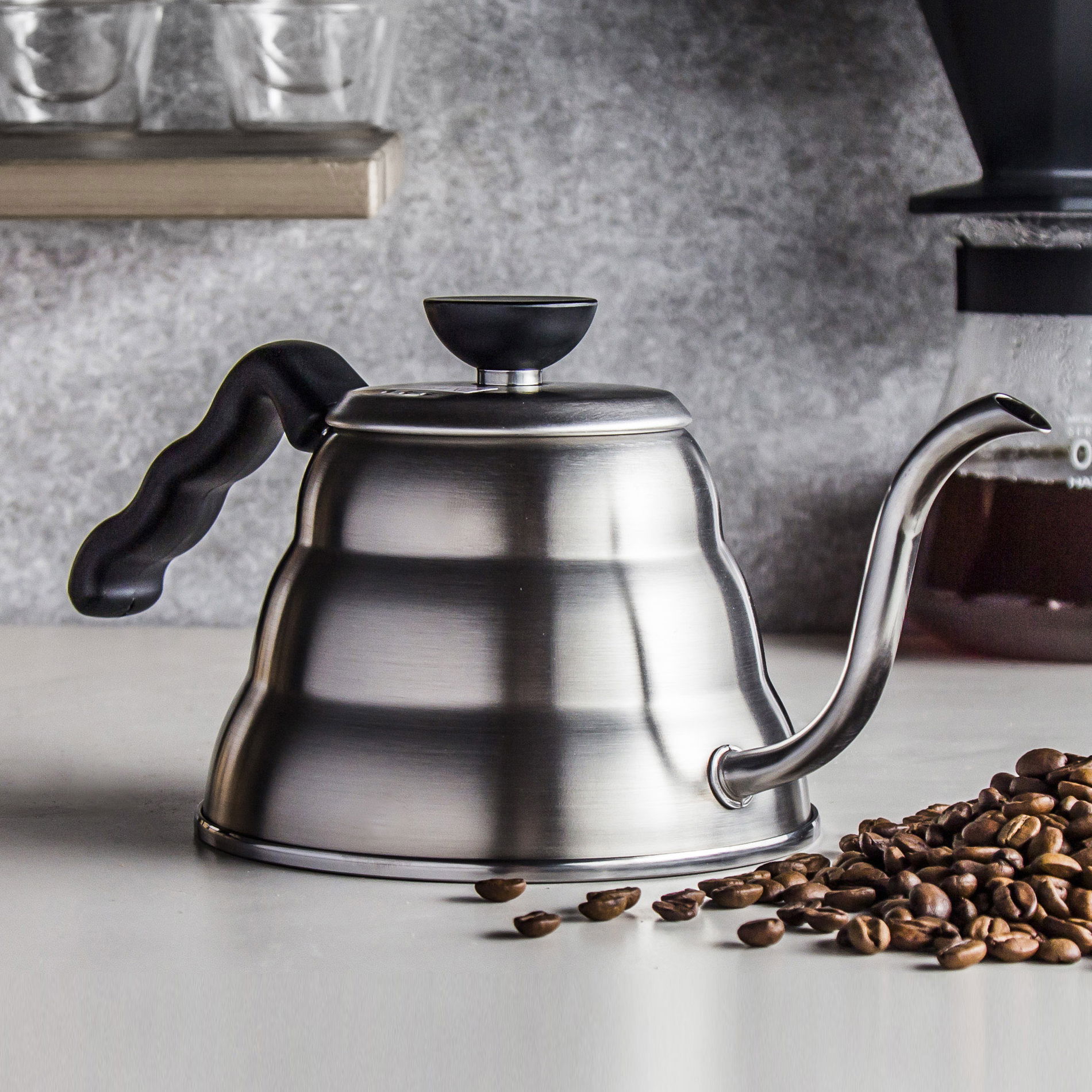 HARIO Buono Kettle 1 l - nerezová konvice na vaření vody
