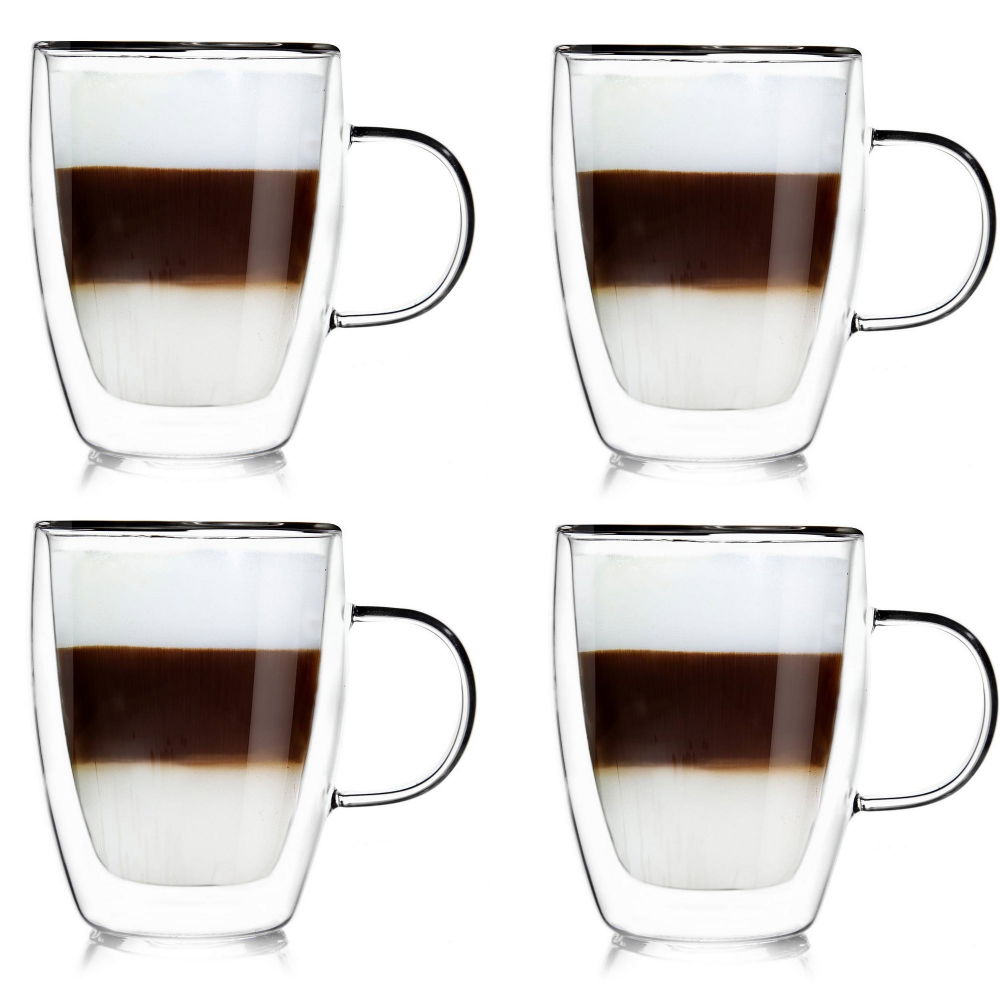 Sklenené poháre / Dvojstenné sklenené poháre THERMAL CUP 300 ml 4 ks