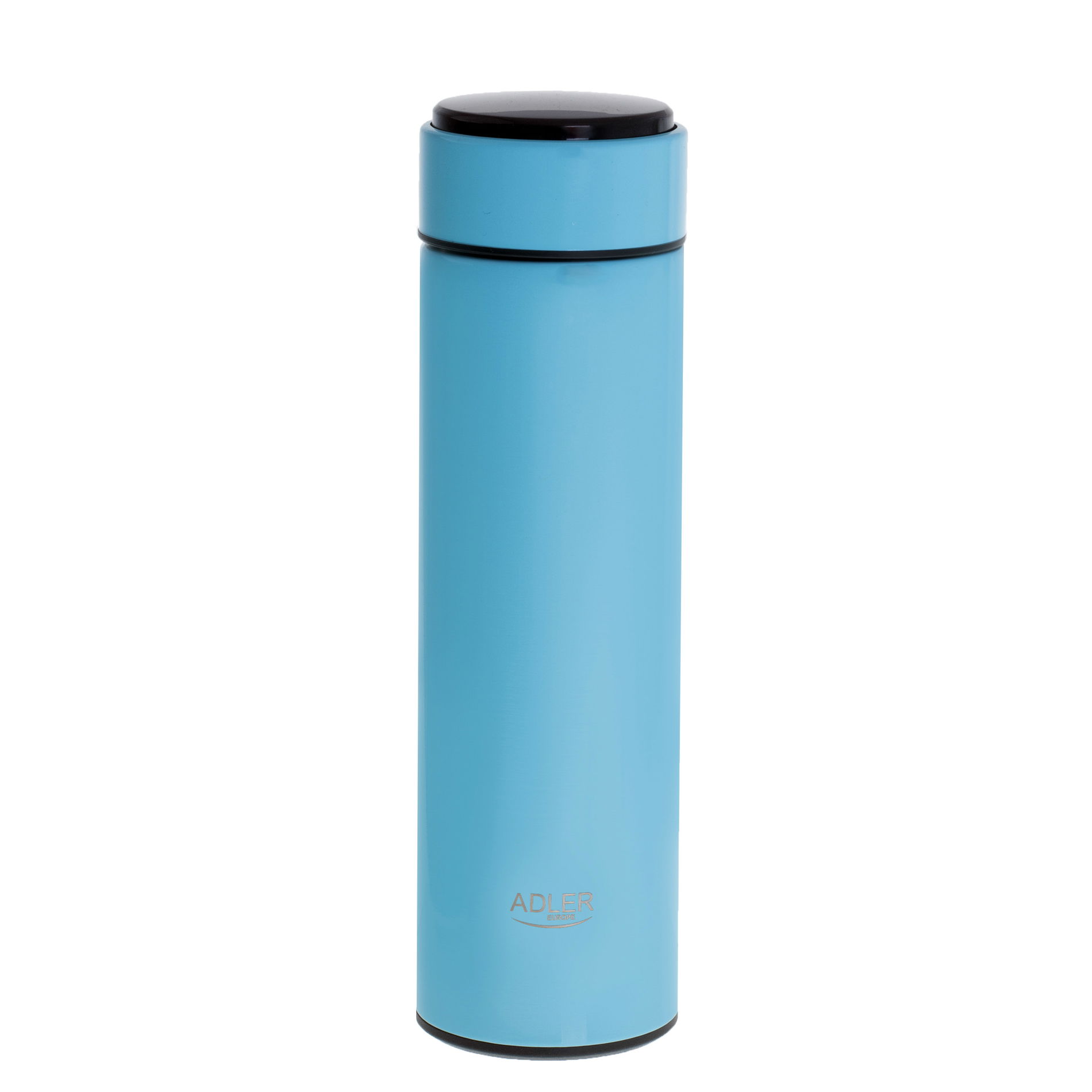 ADLER AD 4506bl 0,47 l - termoska na kávu a čaj z nerezové oceli s teploměrem