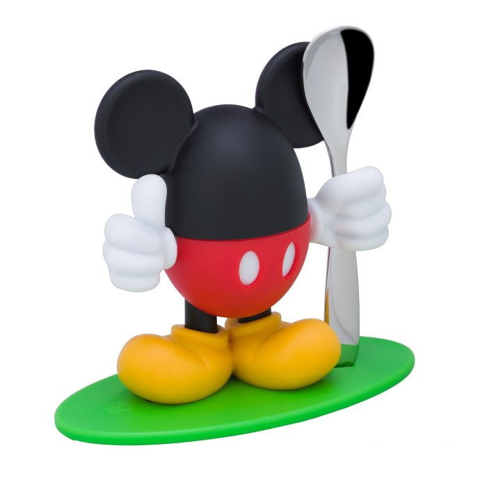 WMF Mickey Mouse 2 ks - plastový pohár na vejce se lžičkou