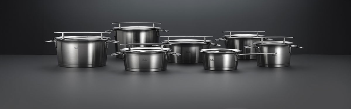 FISSLER Phi 1,9 l - garnek ze stali nierdzewnej z pokrywką