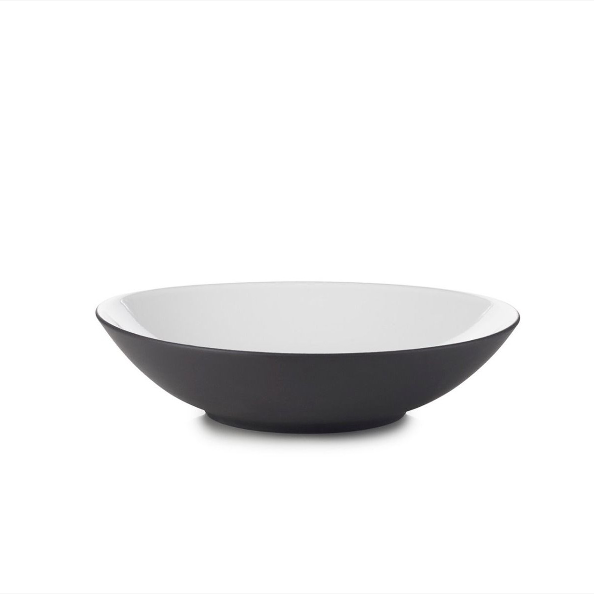 REVOL Equinoxe 24 cm čierno-biely - hlboký porcelánový tanier