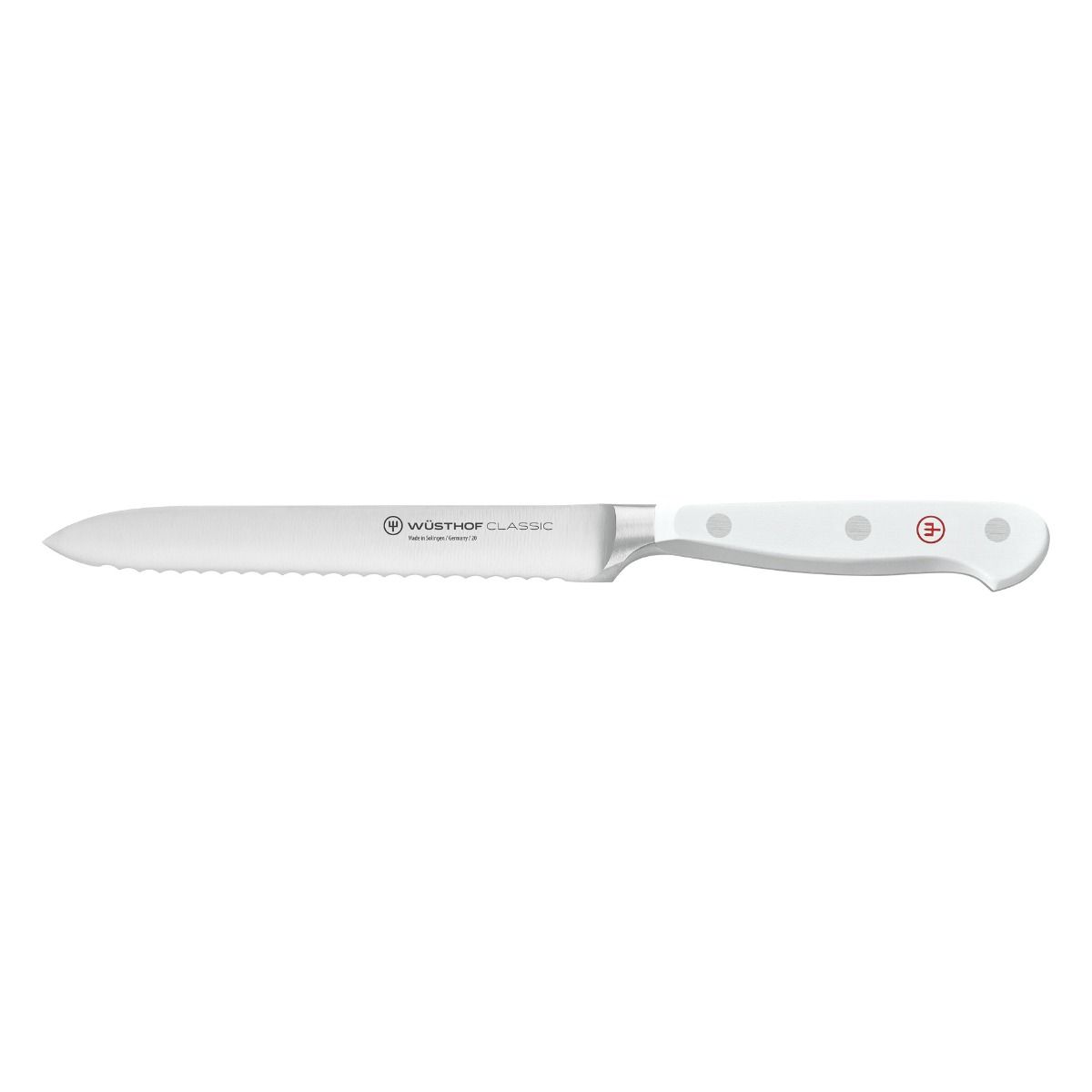 WUSTHOF Classic 14 cm biely - nôž na údeniny z nehrdzavejúcej ocele