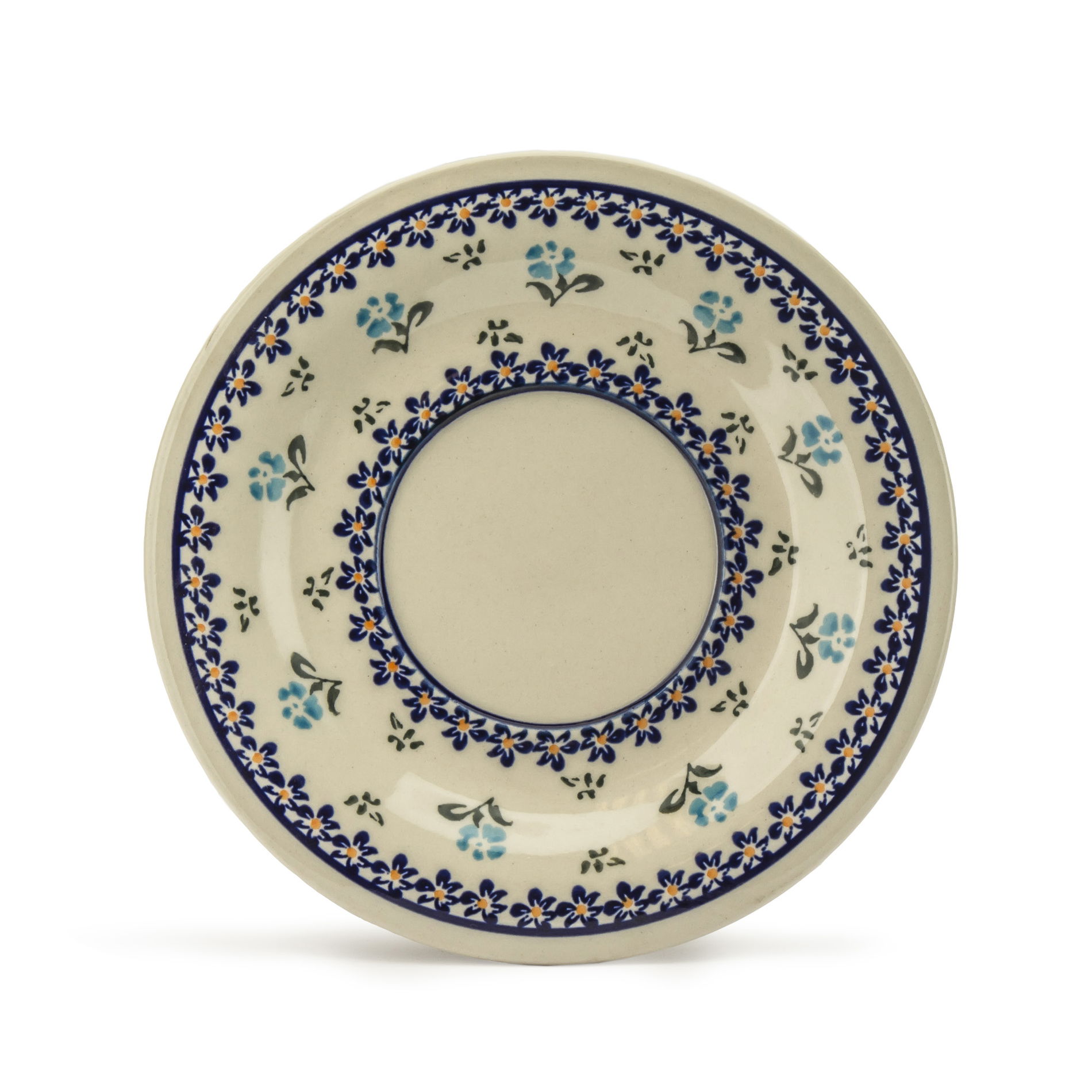 Talířek / Podšálek Ceramika Bolesławiec 19 cm – dek. 892 (druhý jakost)
