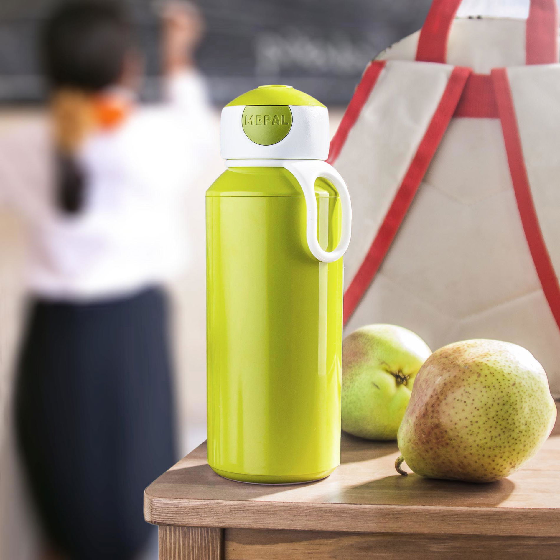 MEPAL Campus pop-up 0,4 l limetková – plastová láhev
