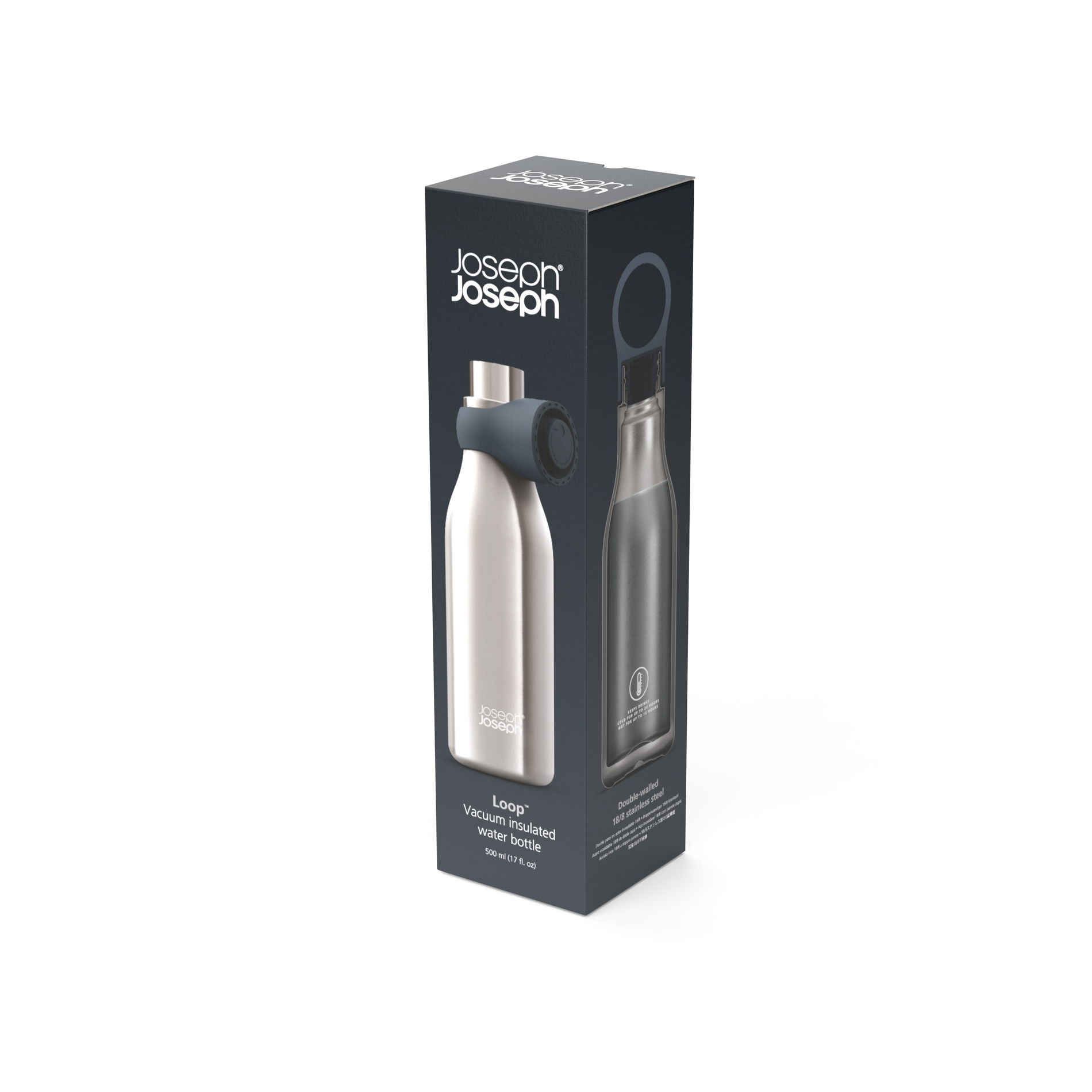 JOSEPH JOSEPH Loop 0,5 l - termoska / termálna fľaša z nerezovej ocele