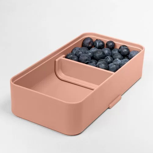BLIM+ Create Bauletto - lunch box / śniadaniówka ze sztućcami trzykomorowa