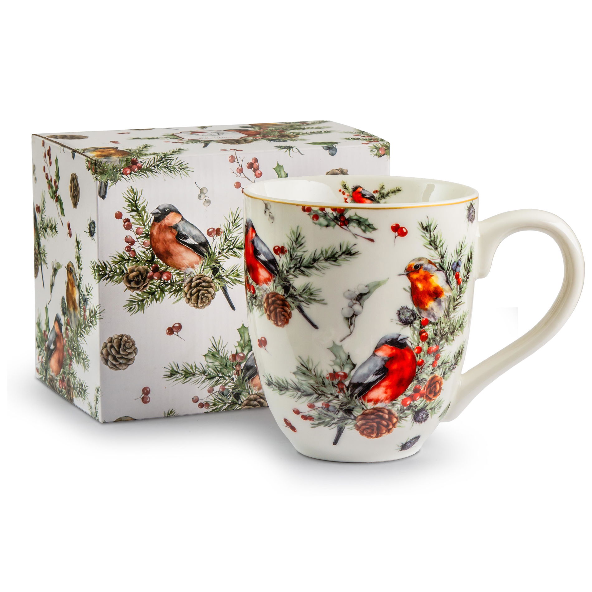 Vianočný hrnček DUO CHRISTMAS BIRDS 1000 ml