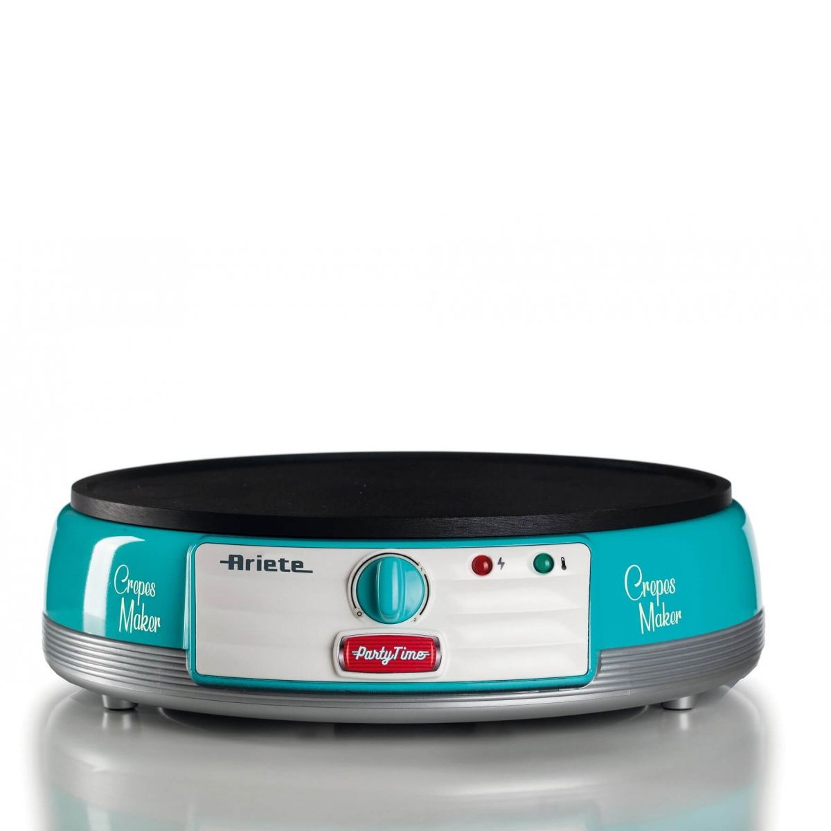 ARIETE Party Time Crepes Maker 1000 W turkusowa - naleśnikarka