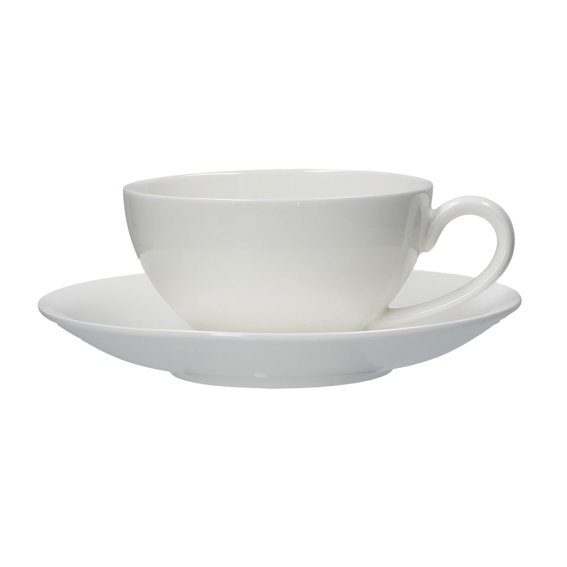 LA PORCELLANA BIANCA Essenziale 220 ml 6 ks - porcelánové šálky na kávu a čaj so spodkami