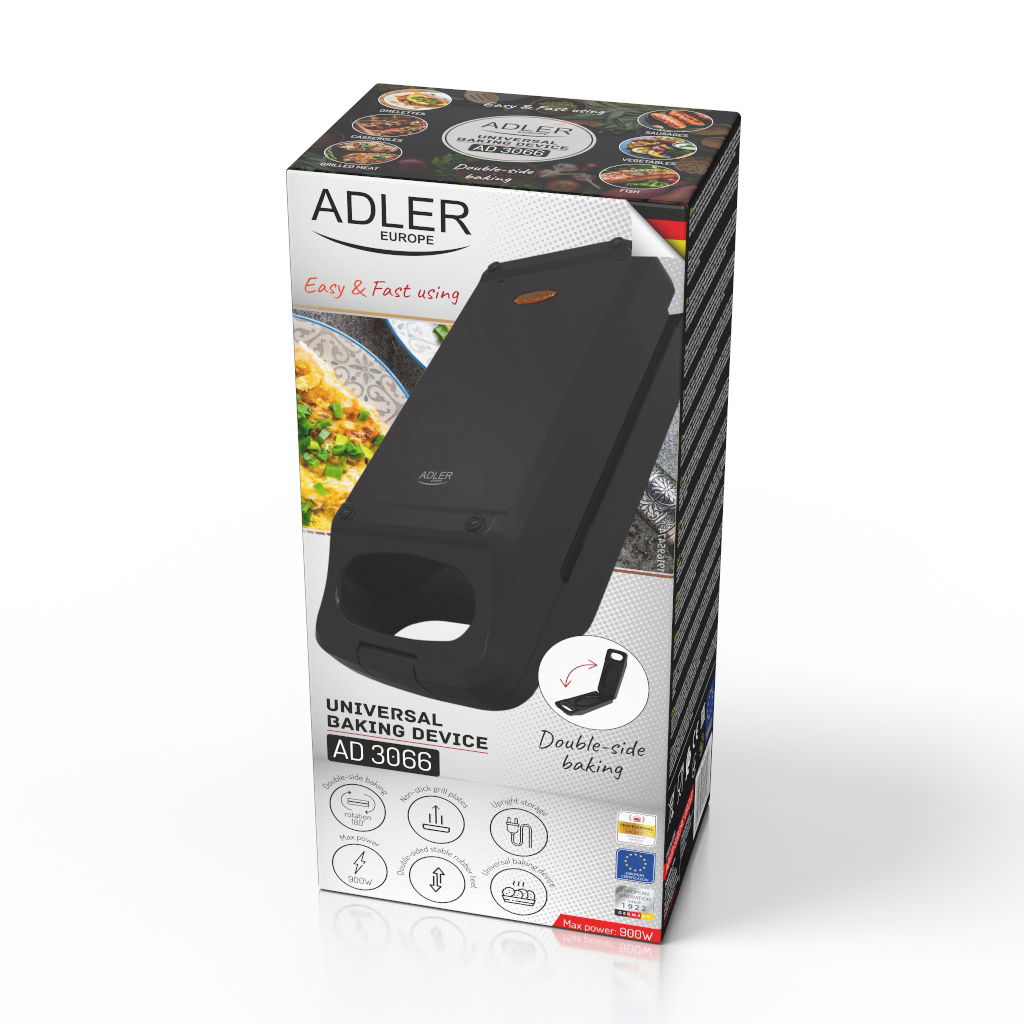 ADLER AD 3066 900 W - elektrický toastovač