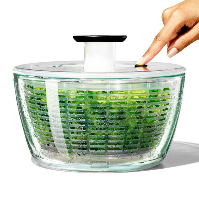 OXO Good Grips 27 cm - skleněná centrifuga / sušička na salát
