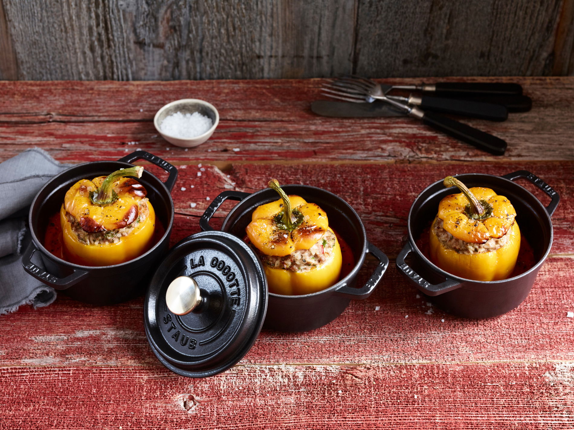 STAUB La Cocotte Mini 250 ml czarna - kokilka / naczynie do zapiekania żeliwne z pokrywką