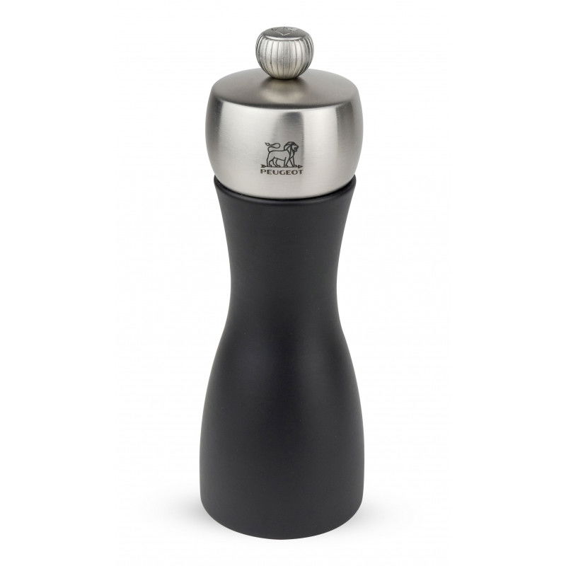 PEUGEOT Fidji 15 cm czarny - młynek do soli drewniany ręczny