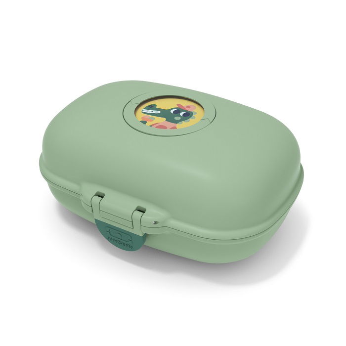 MONBENTO Gram Green Forest 0,6 l - svačinová krabička / dětská krabička na svačinu