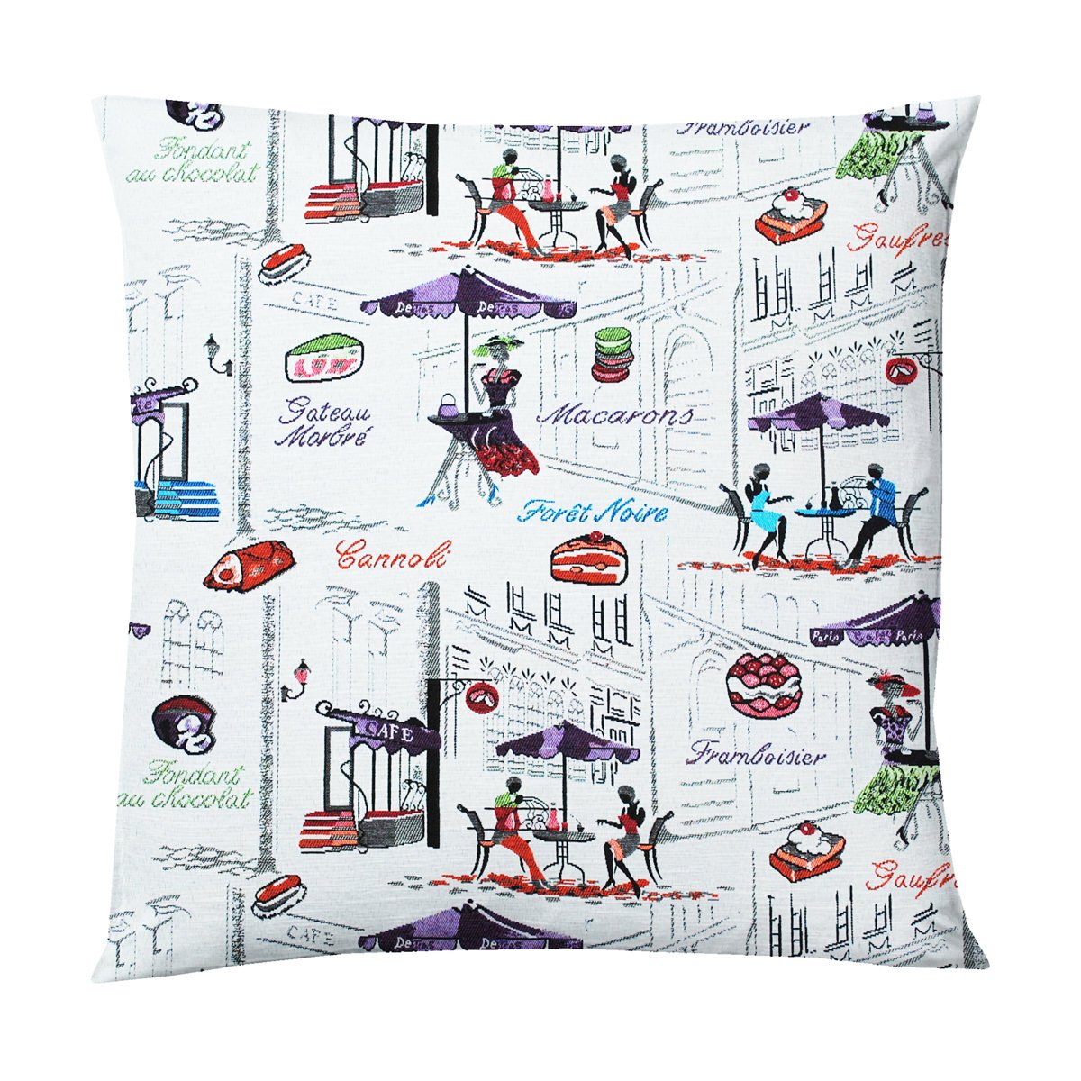 Dekoračný poťah na vankúš z polyesteru MISS LUCY PARIS 45 x 45 cm