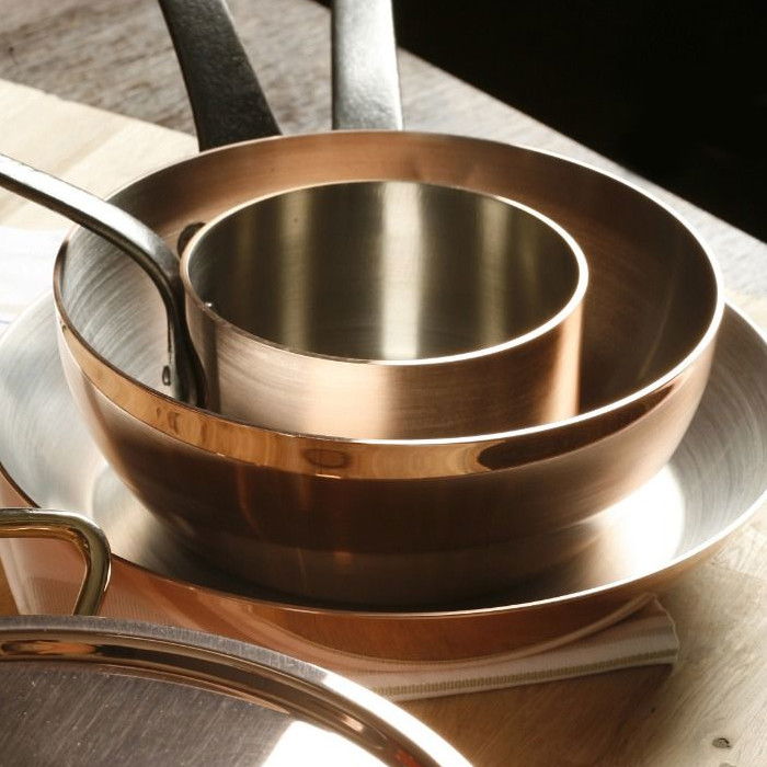 DE BUYER Inocuivre Tradition 24 cm měděná – měděná pánev