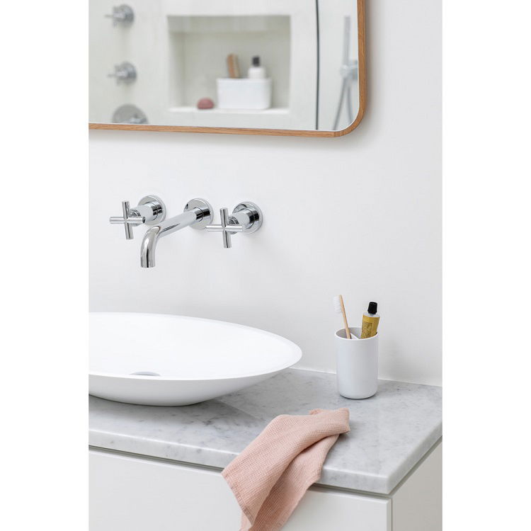 BRABANTIA ReNew bílý – plastový kelímek na zubní kartáčky