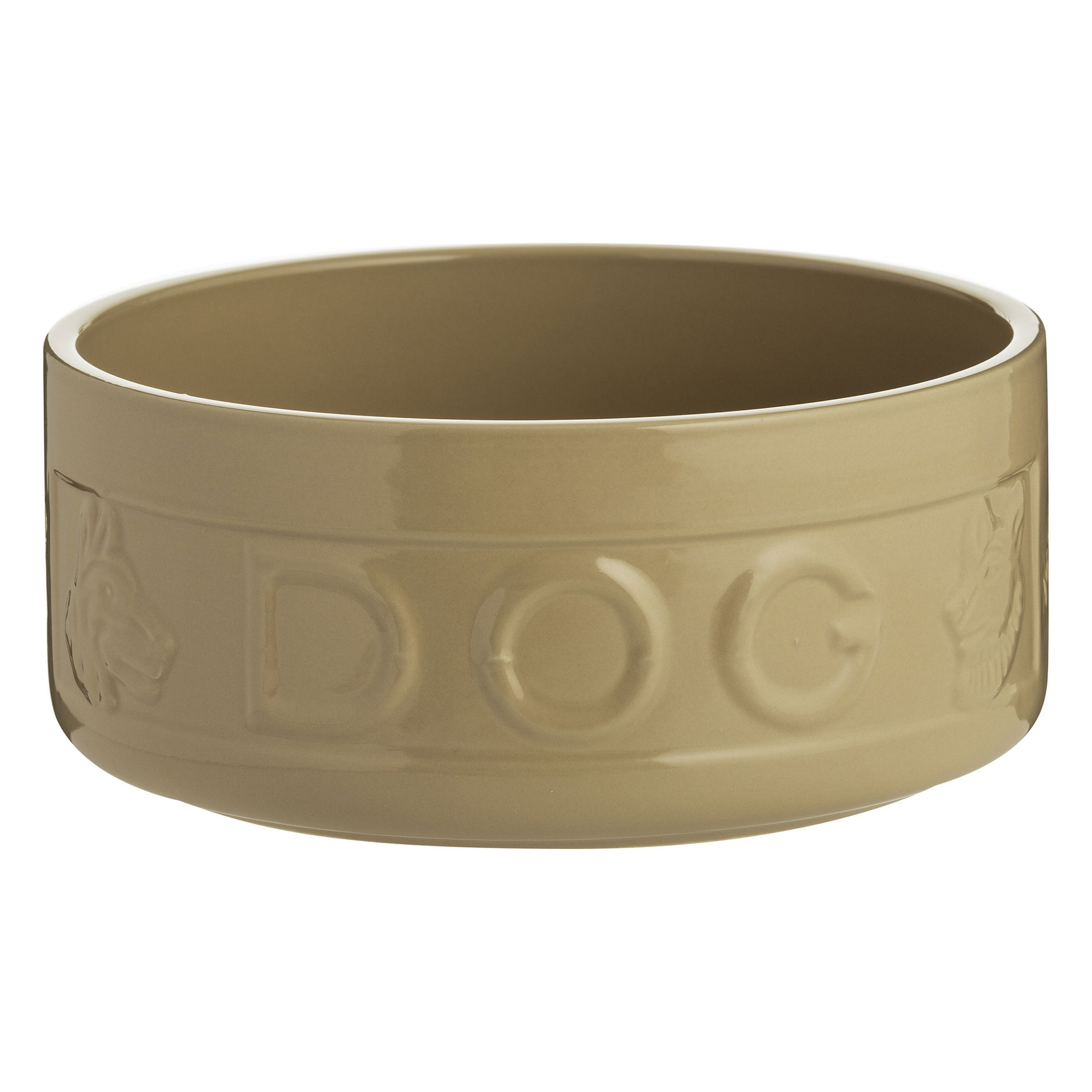 MASON CASH PetWare Dog 20 cm béžová - kameninová miska pro psy