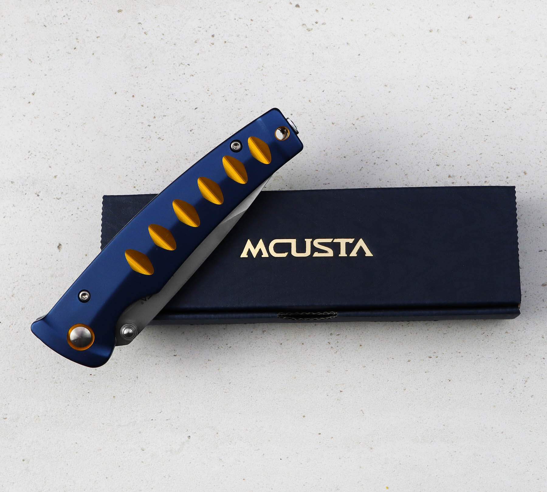 MCUSTA Katana 8,5 cm - japoński nóż survivalowy składany ze stali nierdzewnej