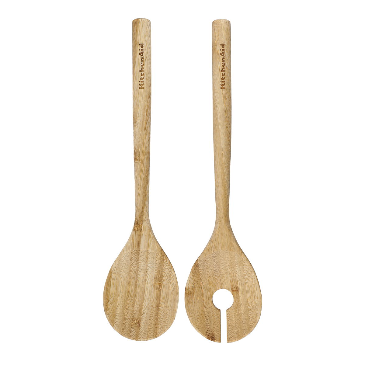 KITCHENAID Classic Bamboo 2 ks - lžíce / příbory na salát z bambusu
