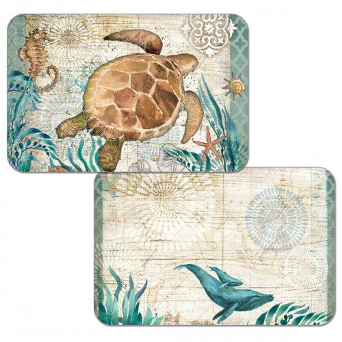 Podložka na stůl / Plastová podložka na stůl, oboustranná CALA HOME MONTEREY MULTICOLOUR 43 x 28,5 cm