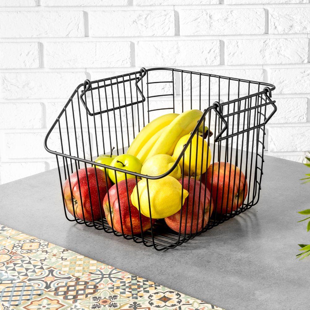 Kovový košík na ovocie METAL BASKET 27 x 29 cm