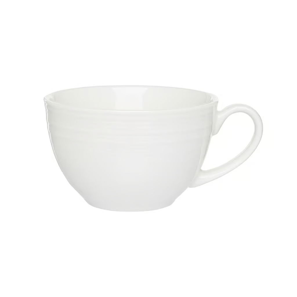 AMBITION Linea 220 ml 6 ks - porcelánové šálky na kávu a čaj so spodkami