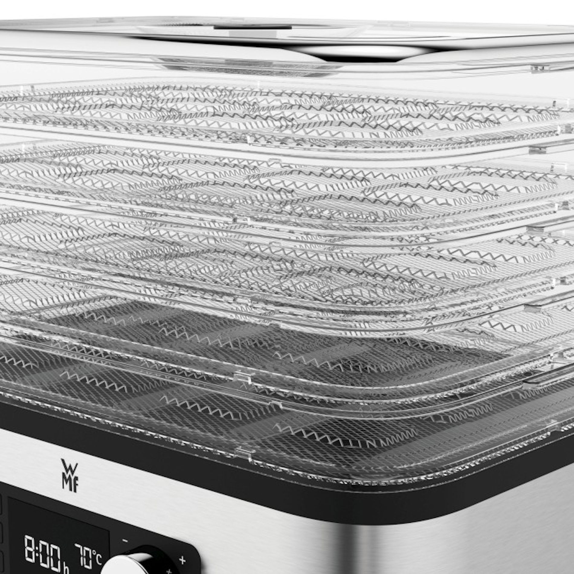 WMF Electro Kitchenminis 220 W bílá – ocelová sušička ovoce a hub