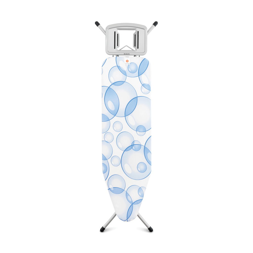 BRABANTIA Bubbles blue 124 x 38 cm - žehlicí prkno z nerezové oceli
