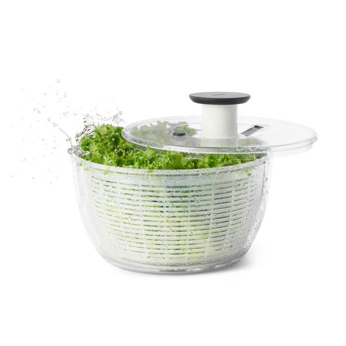 OXO Good Grips Lettuce 26,6 cm bílá - plastový odstředivý/sušicí strojek na salát