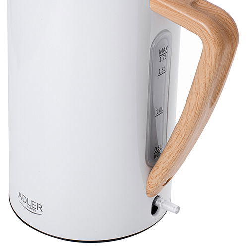 ADLER Strix 1347w 1,7 l - bezdrátová elektrická konvice z kovu