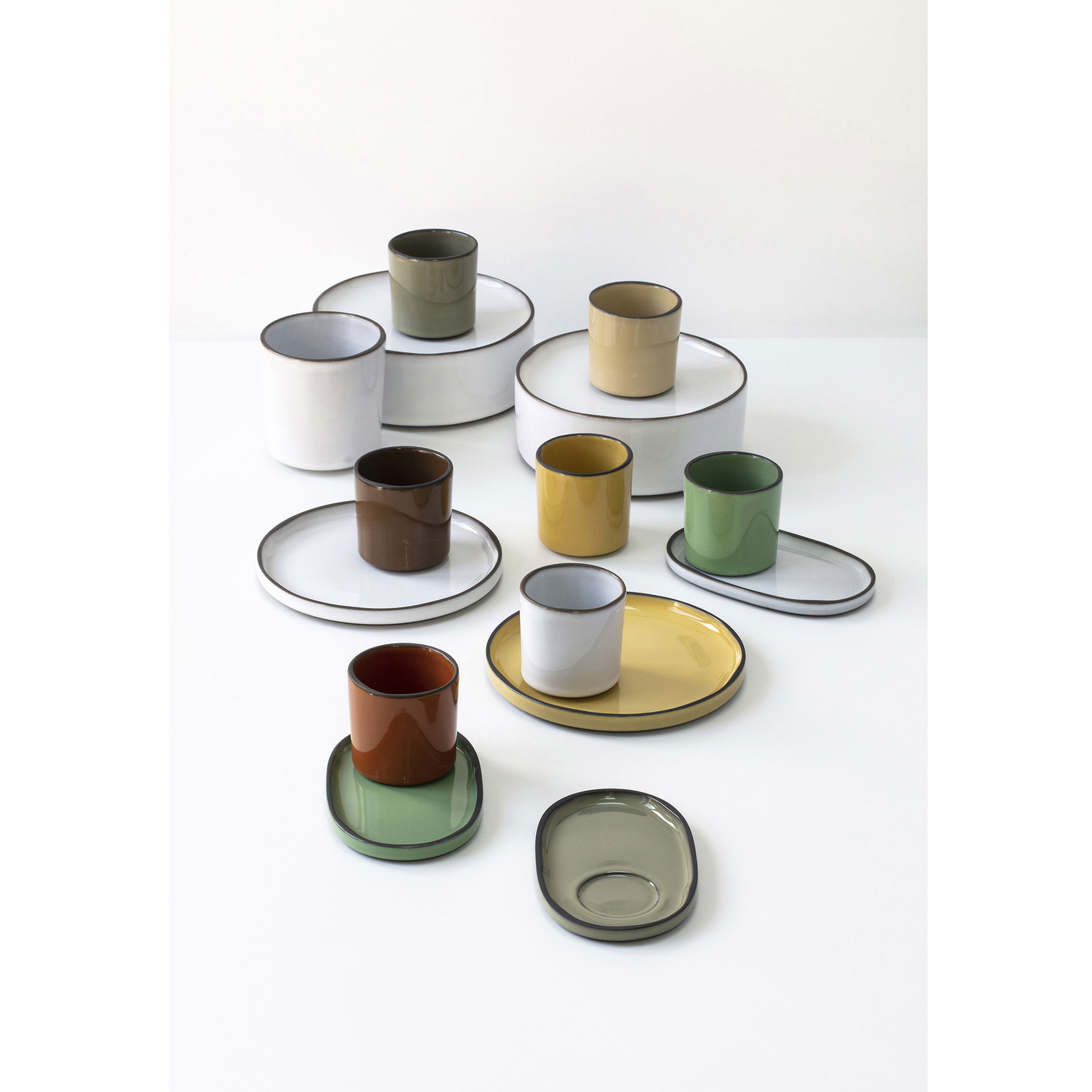 REVOL Caractere Mięta 80 ml - kubek do espresso porcelanowy