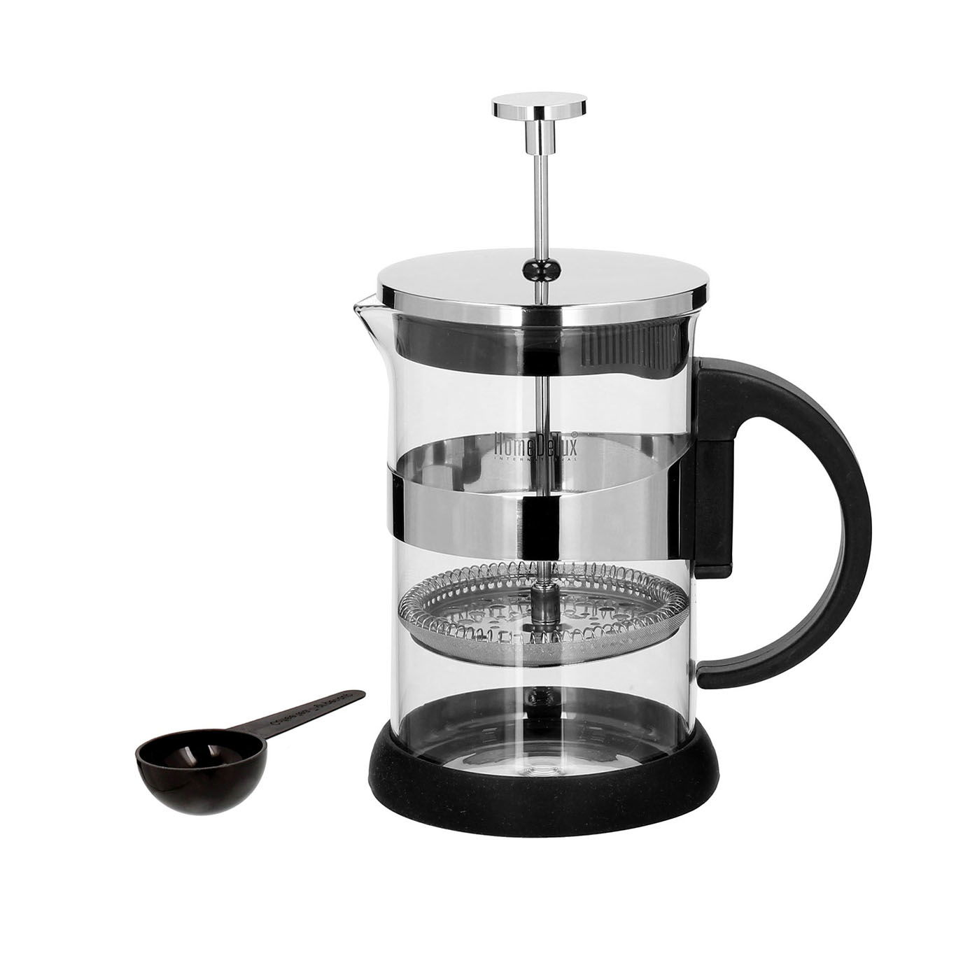 French press - skleněná konvice na čaj a kávu HOME DELUX SUSAN 1 l