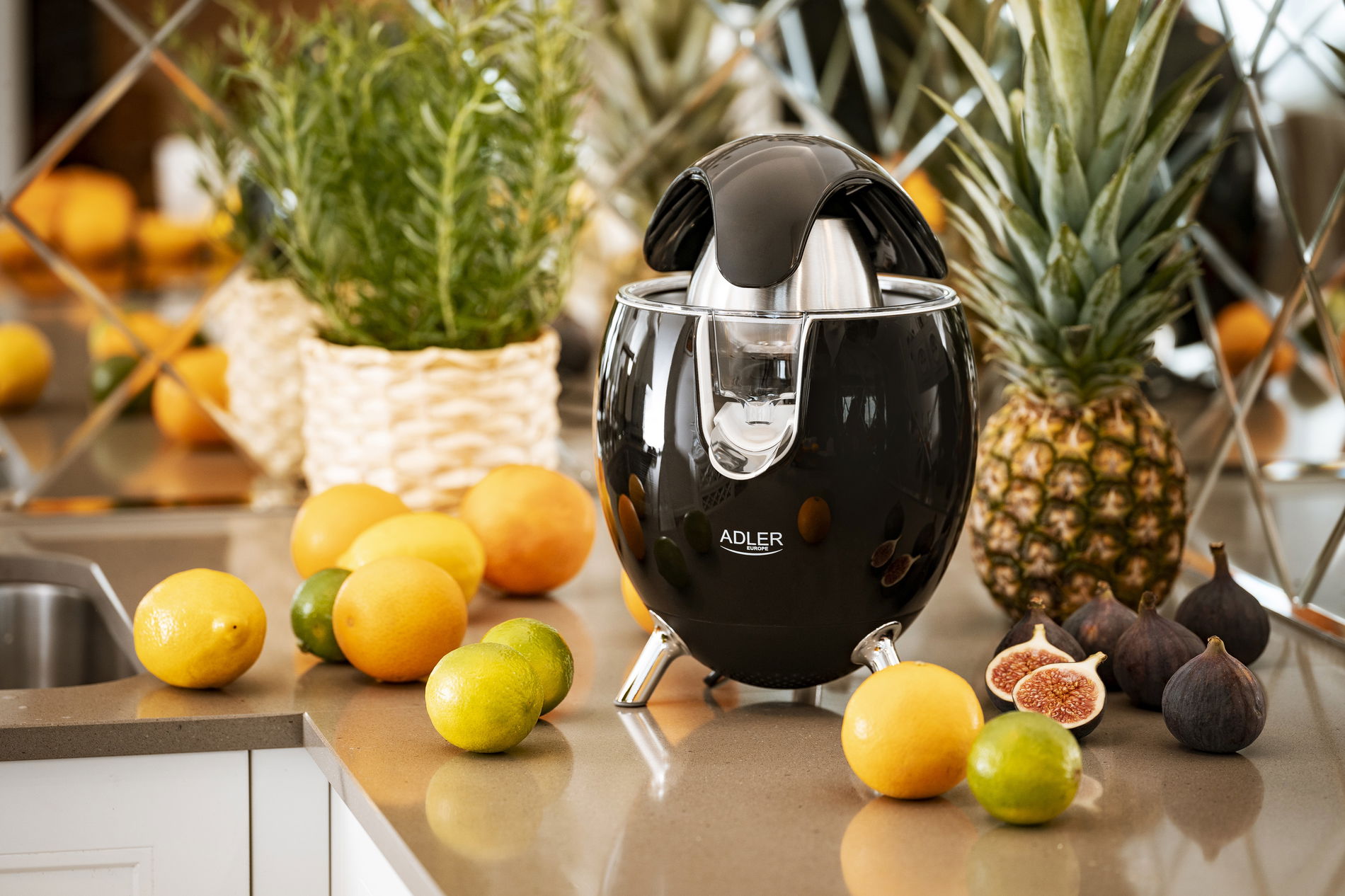 ADLER AD 4013b 800 W - elektrický citrusový lis
