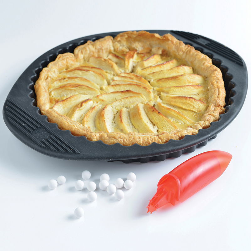 MASTRAD Tart 29 cm šedá - silikónová forma na pečenie tarty
