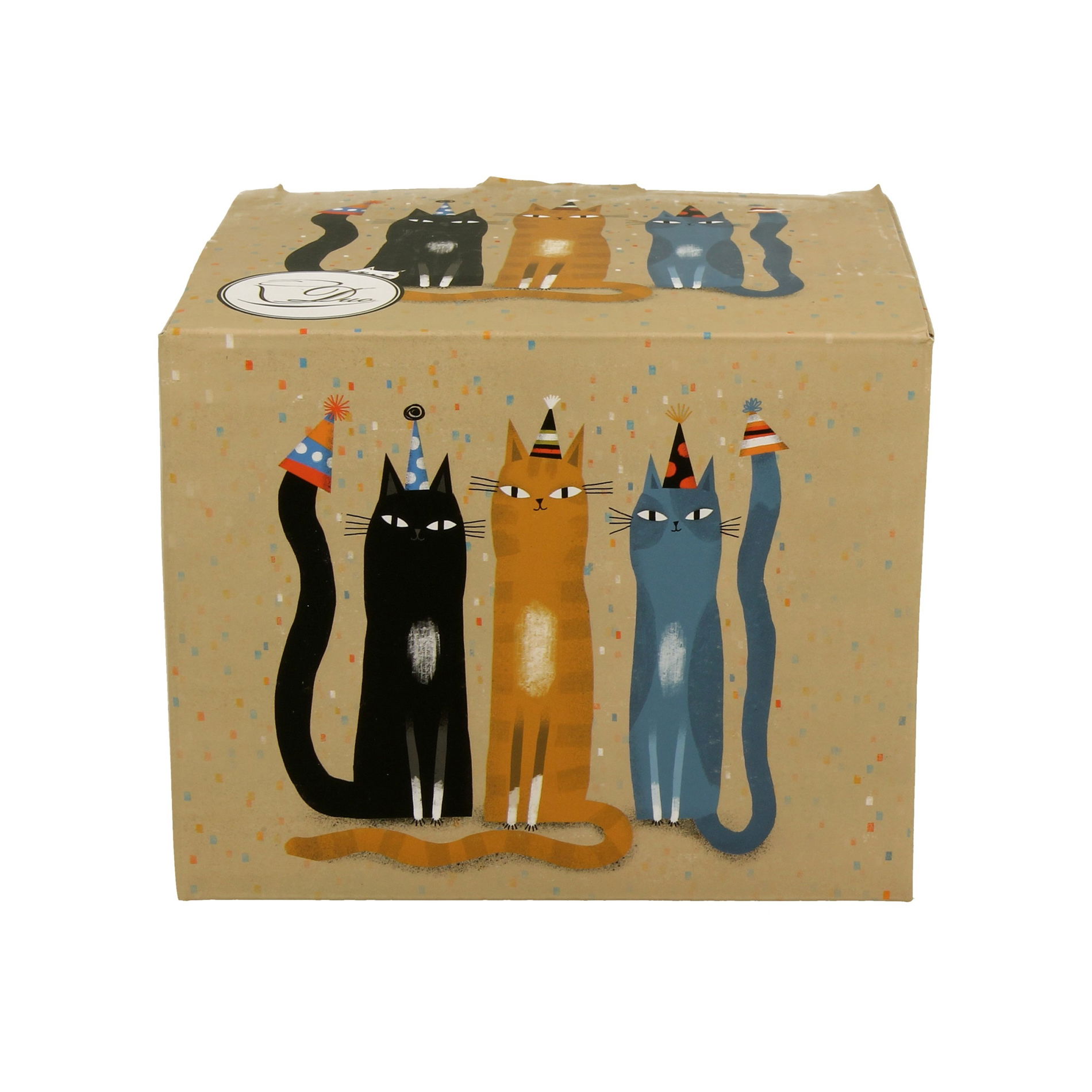 Porcelánový hrníček DUO ANIMALS KOCÍ SVĚT PARTY 610 ml