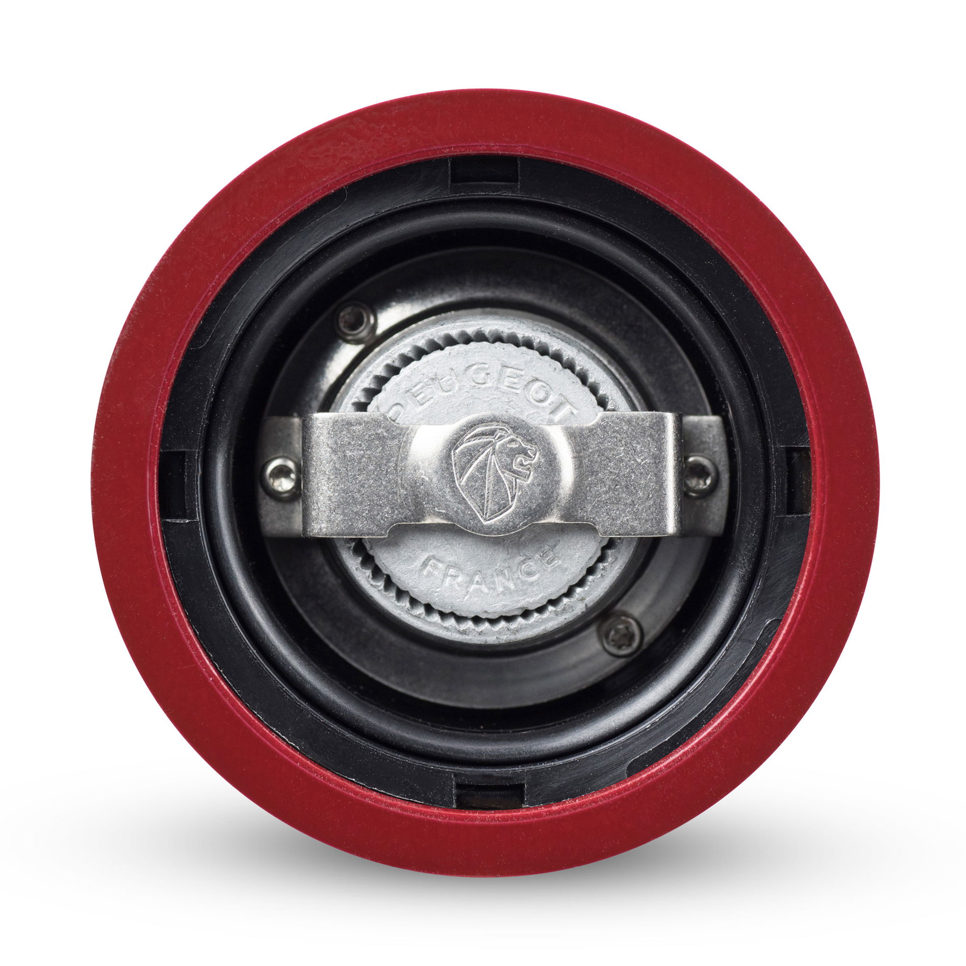 PEUGEOT Paris Lacquer Red Passion 22 cm tmavě červená - dřevěný ruční mlýnek na pepř