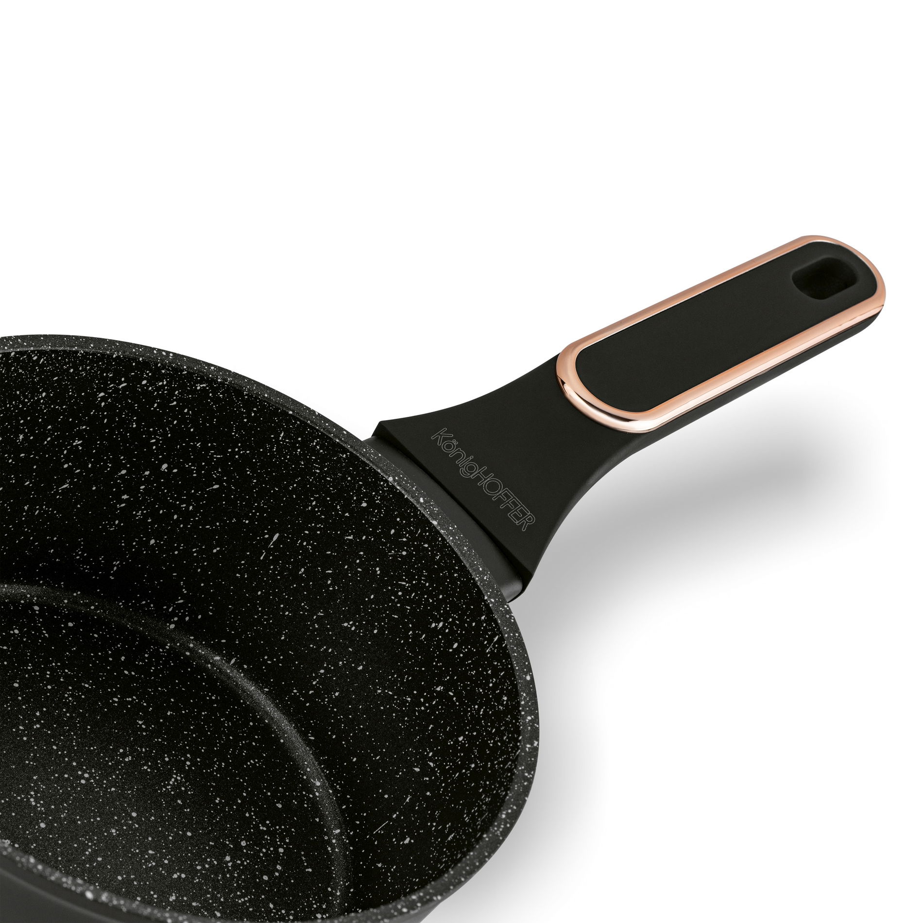 Zestaw 4 garnków aluminiowych i patelni nieprzywierającej z pokrywkami KONIGHOFFER LOTTE