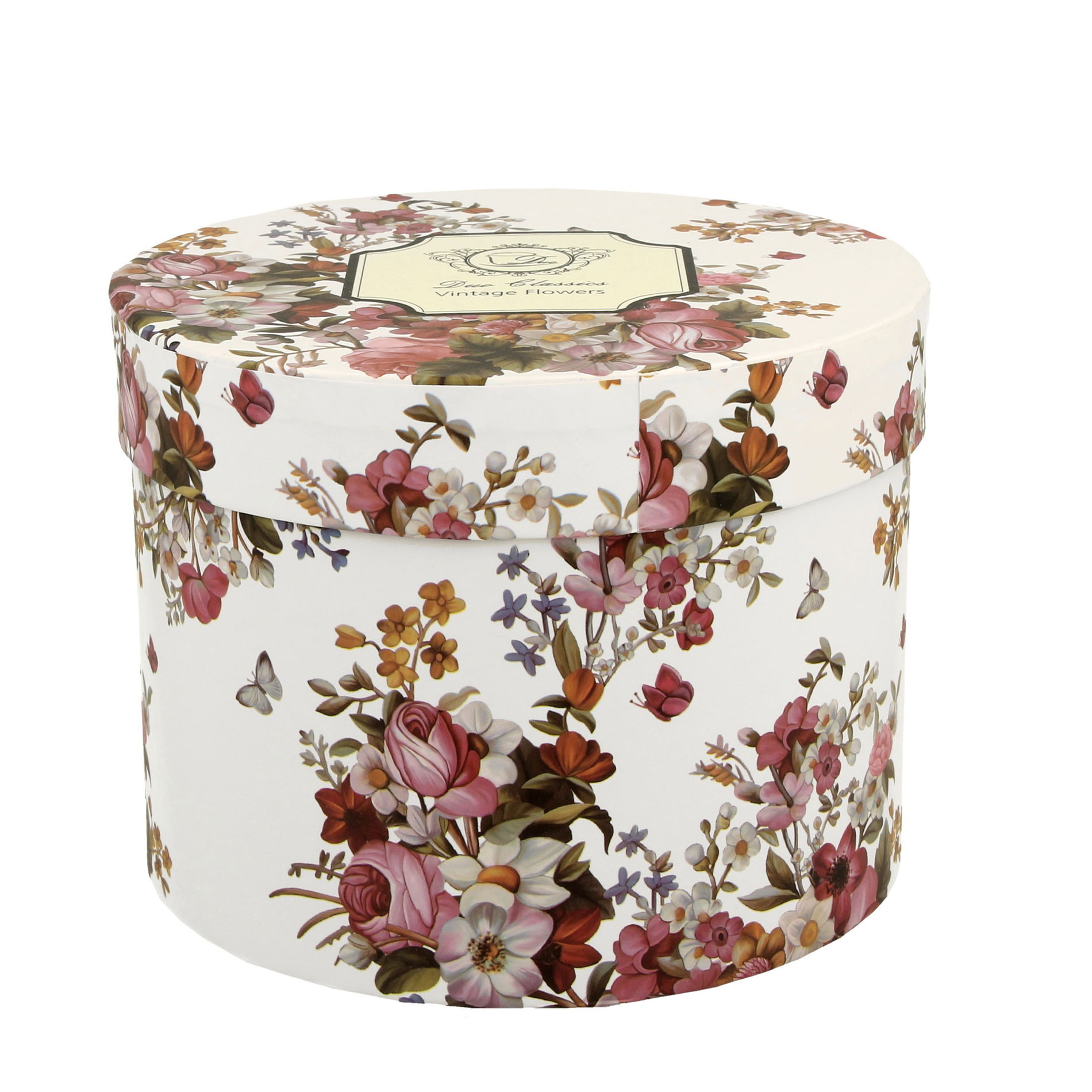 DUO VINTAGE FLOWERS WHITE AND SECESSION porcelánové hrnky 430 ml 4 ks.