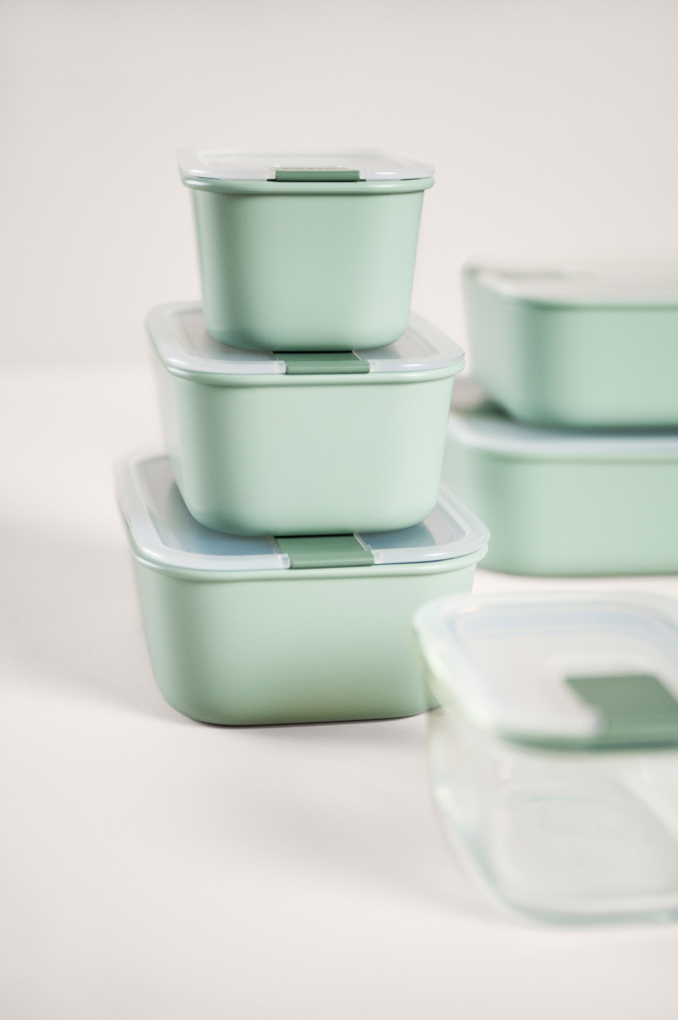 MEPAL EasyClip Nordic Sage 2,25 l - pojemnik na żywność z pokrywką