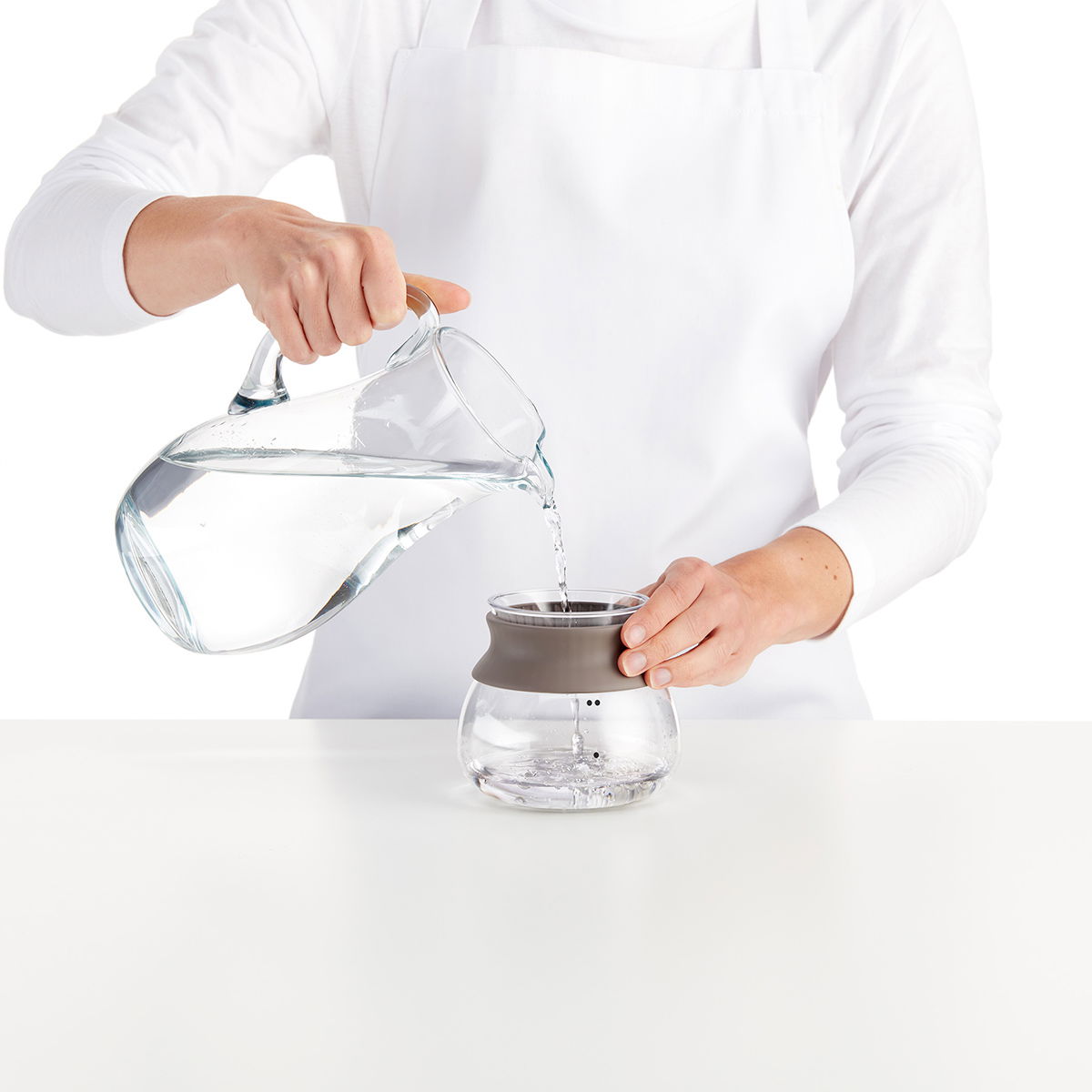 LEKUE Calm At Home 0,5 l - skleněná konvice na čaj s filtrem