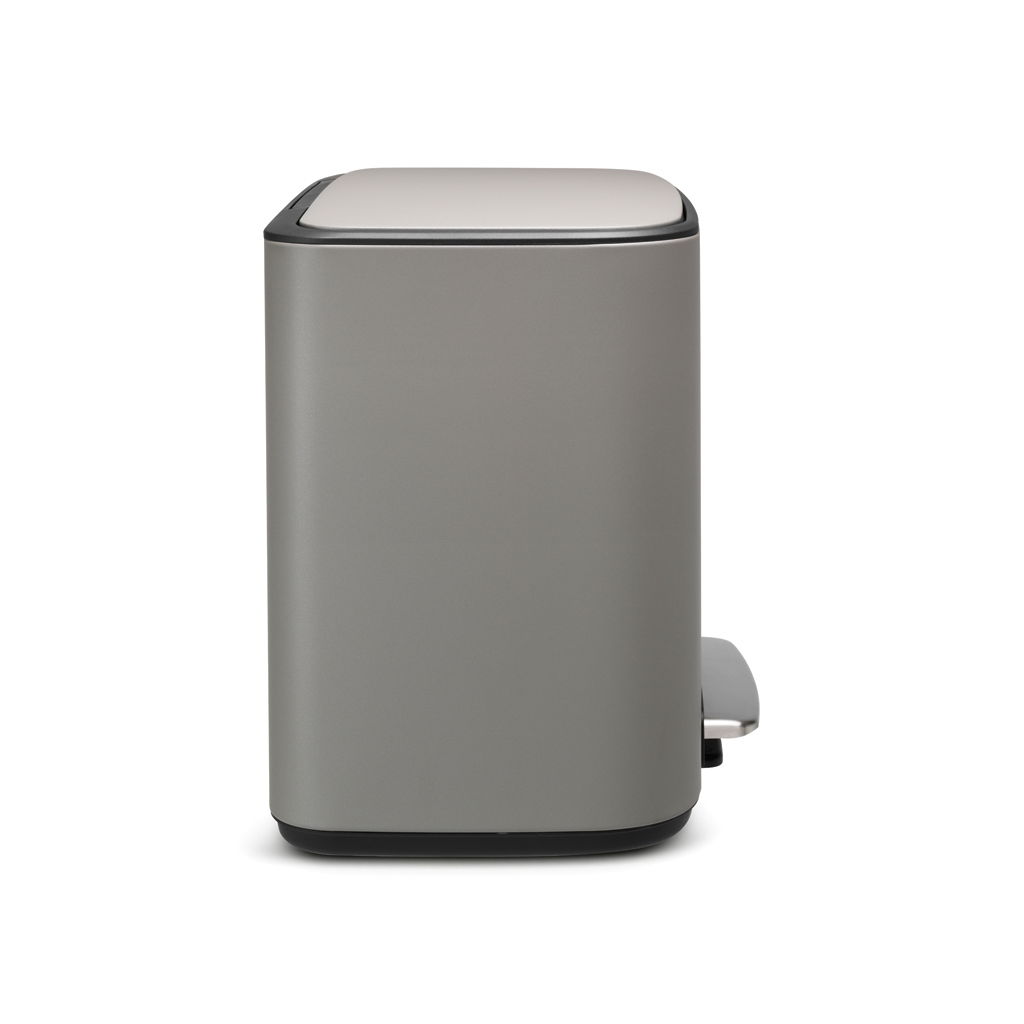 BRABANTIA Bo 11 + 23 l szary - kosz do segregacji śmieci ze stali nierdzewnej dwukomorowy