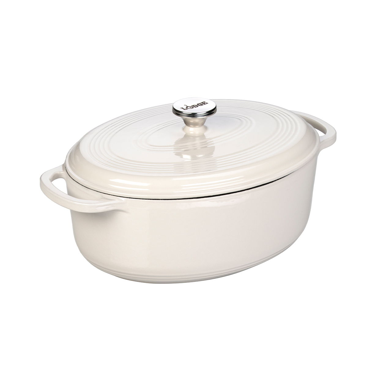LODGE Oyster 6,6 l - litinová pánev s poklicí
