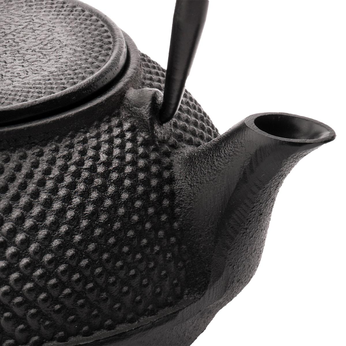 Litinová konvice s infuzérem BREDEMEIJER JANG ČERNÁ 0,8 l