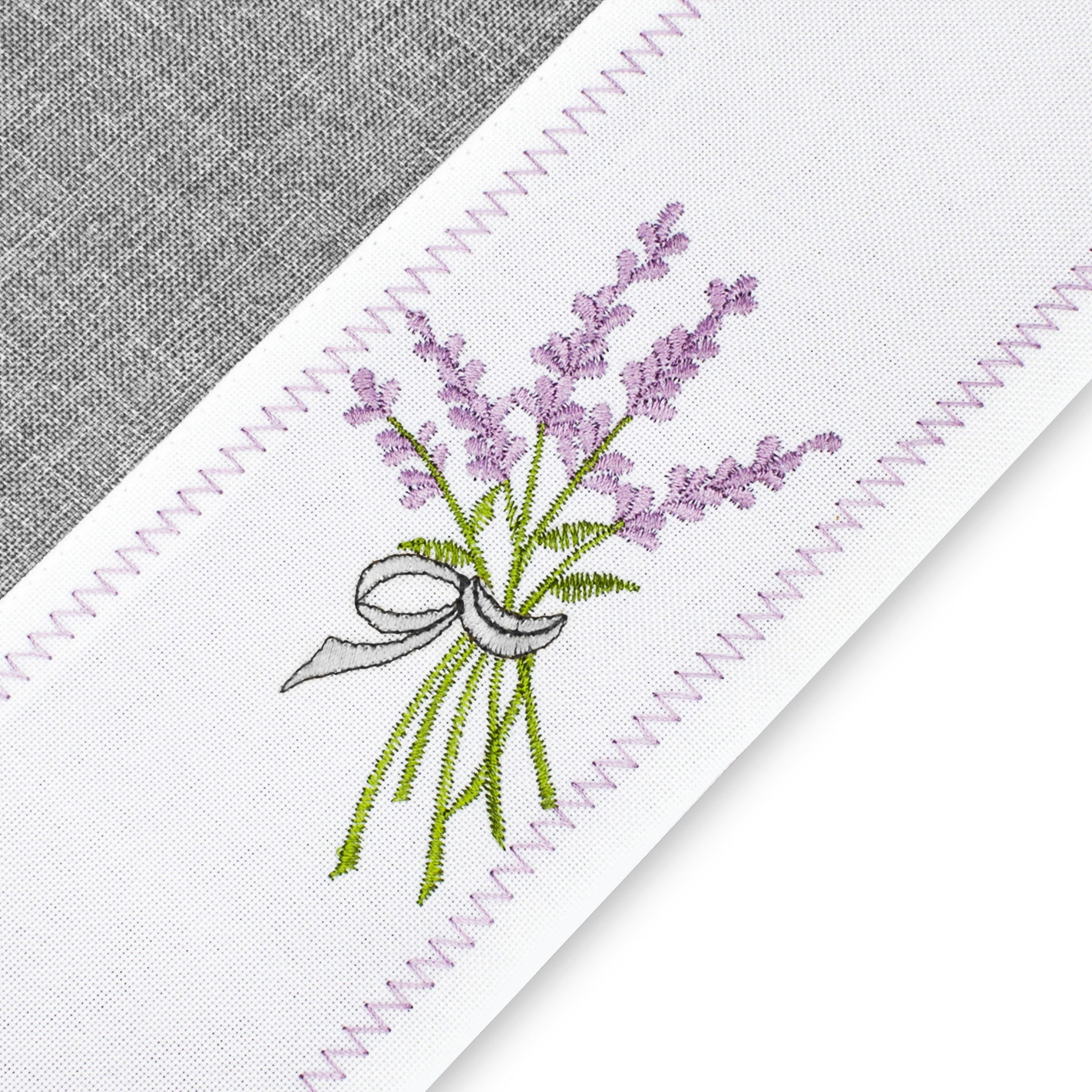 Dekorativní polyesterový ubrousek JEDEKA LAVENDER šedý 40 x 40 cm