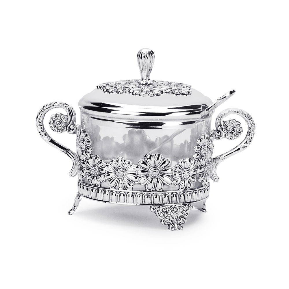 Cukřenka se lžičkou SEDA SILVER 200 ml